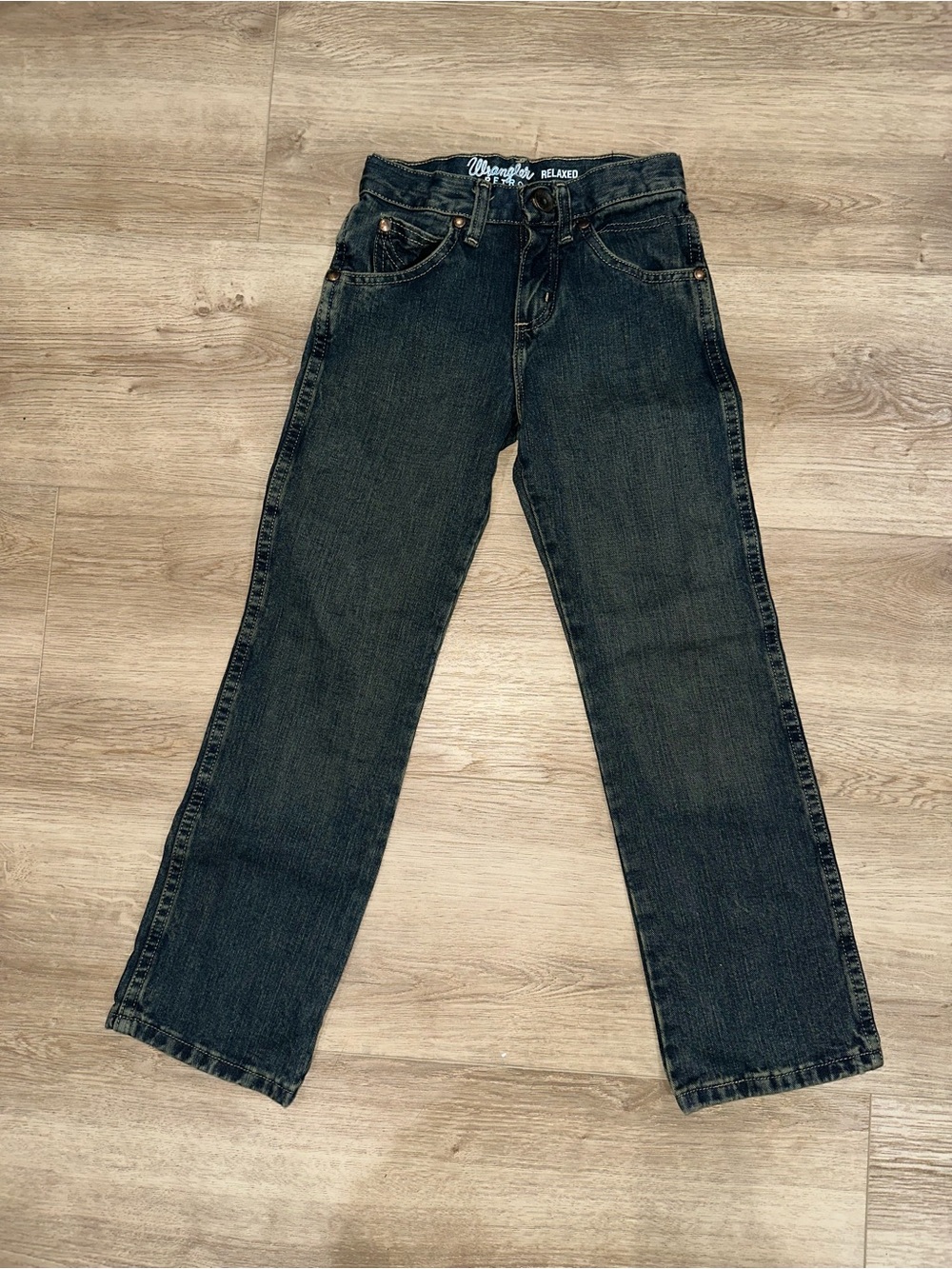 Kids Wrangler Jeans size 8 - Dark Blue Wash